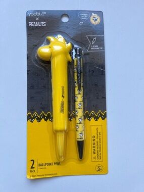 Yoobi Peanuts Yellow Bird
Ballpoint Pen Set 2 Pack snoopy